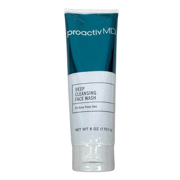 Proactiv MD Deep Cleansing Face Wash For Acne-Prone Skin 6 FL oz Lot of 2 Sealed - Picture 2 of 6